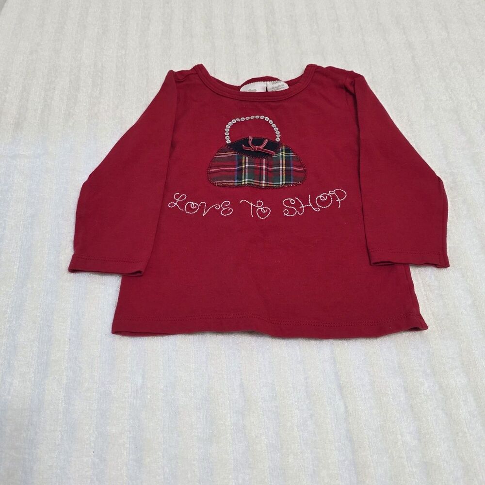 Koala Kids Red Long Sleeve Shirt Love to Shop Infants Size 18mo